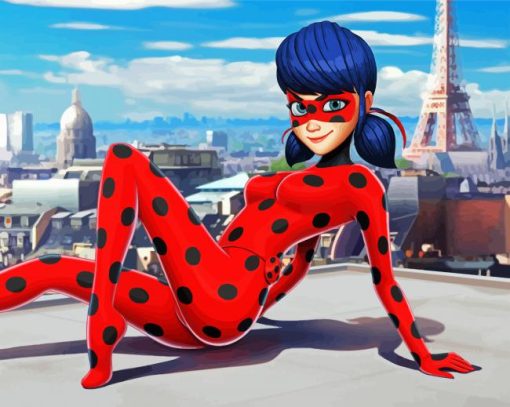 Miraculous Marinette Dupain Cheng paint by number