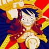 Monkey D Luffy paint by numbers