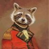 Mr Raccoon paint by numbers