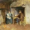 Peasant Family At Lunch paint by numbers