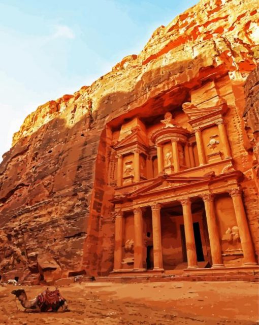 Petra Jordan paint by number