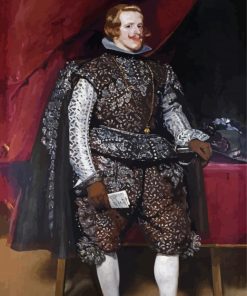 Philip IV In Brown And Silver By Velazquez paint by numbers