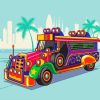 Philippines Jeepney paint by numbers