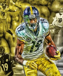 Player Juju Smith Schuster paint by number