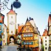 Plonlein Rothenburg Ob Der Tauber Town paint by number