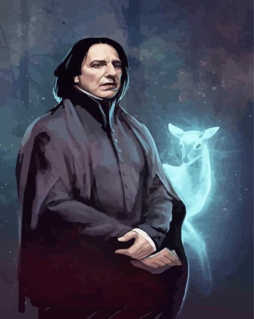 Professor Serverus Snape paint by numbers