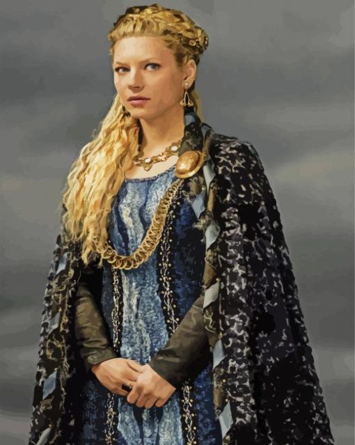 Queen Lagertha paint by number