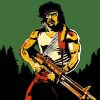 Rambo Illustration paint by number