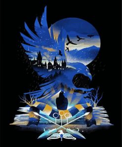 Ravenclaw Harry Potter paint by number