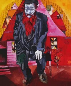 Red Jew Chagall paint by numbers