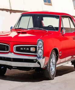 Red Gto Car paint by number