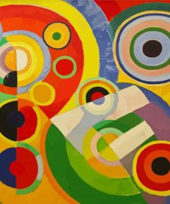 Rhythm Joie De Vivre By Robert Delaunay paint by number