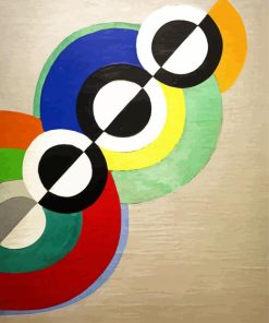 Rhythms Robert Delaunay paint by number