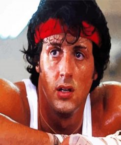 Rocky Balboa paint by number