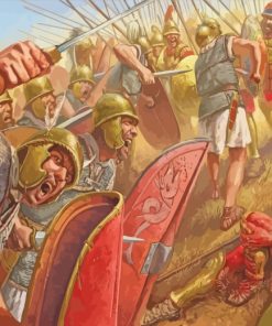 Roman Battle paint by numbers