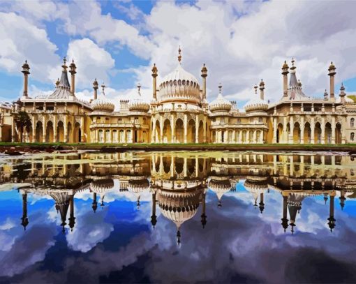 Royal Pavilion Brighton paint by number