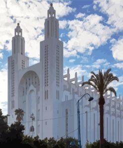 Sacred Heart Cathedral Casablanca paint by number