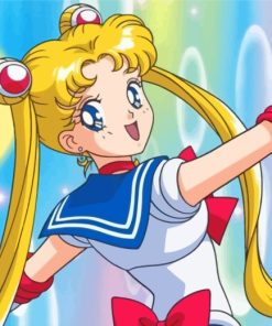 Sailor Moon Anime Girl paint numbers