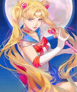 Sailor Moon Art paint by numbers