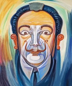 Salvador Dali Illusion paint by number