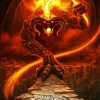 Scary Balrog paint by number