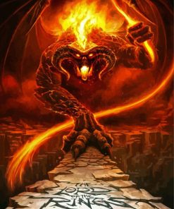 Scary Balrog paint by number