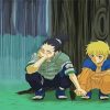 Shikamaru And Little Naruto paint by number