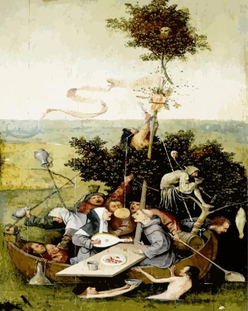 Ship Of Fools By Bosch paint by number