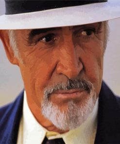 Sir Sean Connery paint by numbers