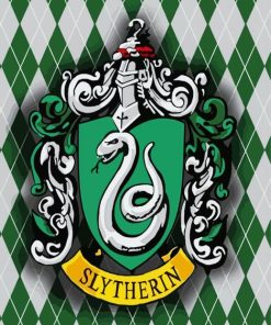 Slytherin Harry Potter Logo paint by number