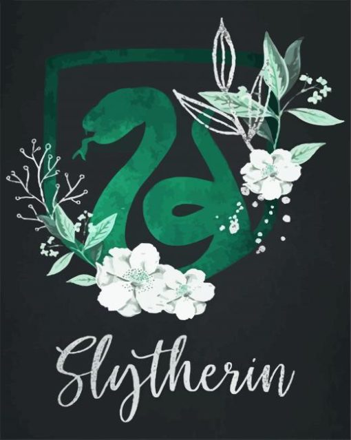 Slytherin paint by number