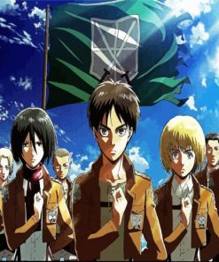 Snk Attack On Titan paint by number