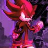 Sonic Shadow The Hedgehog Art paint by number