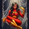 Spider Woman paint by numbers