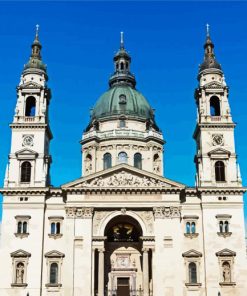 St Stephen's Basilica Budapest paint by number