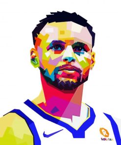 Stephen Curry Pop Art paint by number