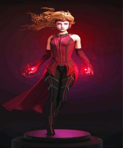 Superhero Wanda paint by numbers