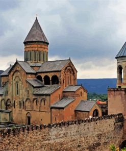 Svetiskhoveli Cathedral Tbilisi paint by numbers