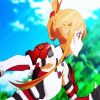 Sword Art Online Asuna Character paint by numbers