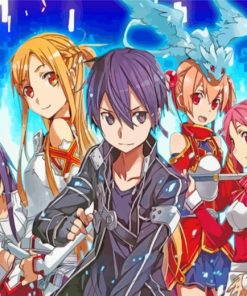 Sword Art Online Characters paint by numbers