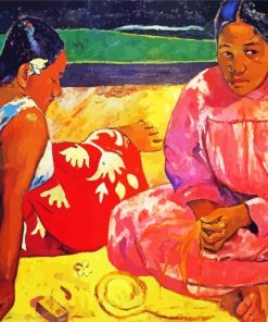 Tahitian Women Paul Gauguin paint by number