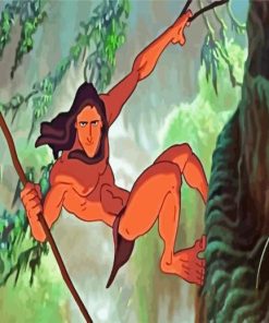 Tarzan Adventure paint by numbers