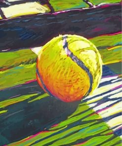 Tennis Ball paint by numbers