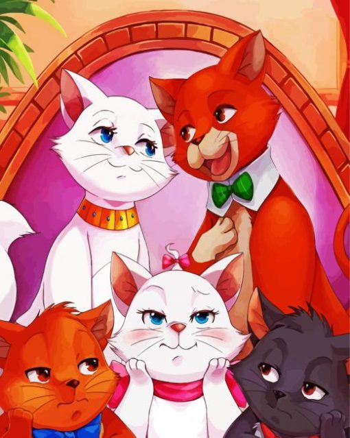 The Aristocats Art paint by number