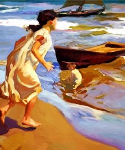 The Bathing Hour Sorolla paint by number