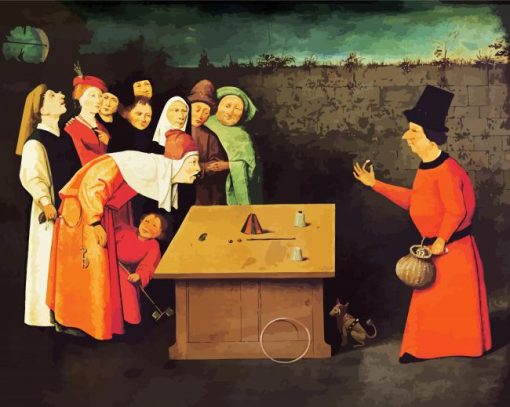 The Conjurer By Bosch paint by numbers