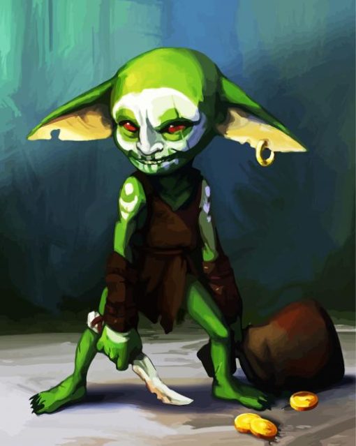 The Goblin paint by numbers