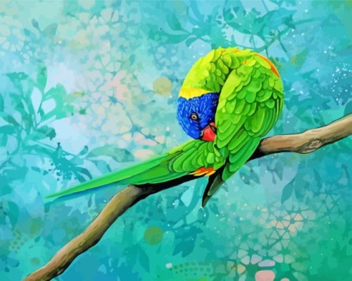 The Lorikeet Bird paint by numbers