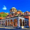 The Monastery Of Saint Ivan Of Rila Bulgaria paint by number