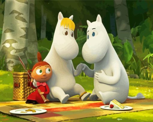 The Moomins Animations paint by number